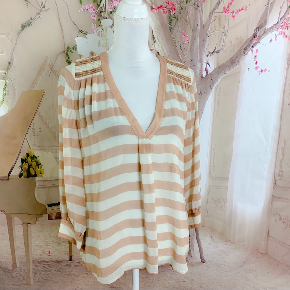 NEW Joie Aceline Silk sheer Blouse - Picture 2 of 12